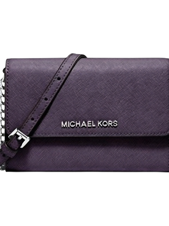 Michael Kors Handbags - Michael Kors Purple Crossbody Wallet NEW